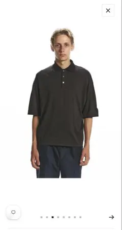 MARKAWARE WOOL WASHABLE KNIT POLOのサムネイル