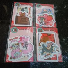 セブンイレブン トムとジェリー ステッカー全4種　コンプリート　新品