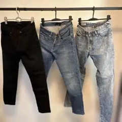 メンズ　デニムジーンズ 3本セット