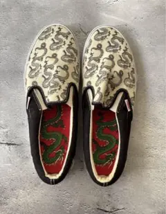 Vans スカル サンタ帽 スリッポン - メルカリ