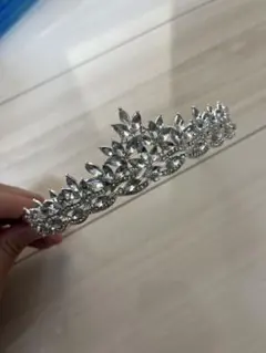 クリスタルティアラ シルバー