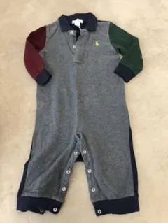 Ralph Lauren ポロシャツスタイルロンパース 9M (75)