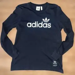 美品匿名アディダスオリジナルスadidas originalsロゴTシャツO黒