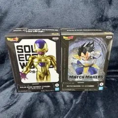 匿名配送　ドラゴンボールフィギュア　ゴールデンフリーザ　ベジータ　2点セットのサムネイル
