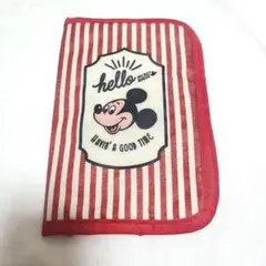 ディズニー　ミッキーマウス　通帳ケース