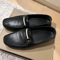 美品Ballyブラックレザーローファー39E（24.5cm〜25.0cm）箱無しのサムネイル
