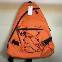 【未使用】WEGO コードデザイン ワンショルダーバッグ オレンジ ボディバッグ