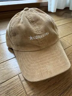 即購入⭕️CONVERSE コーデュロイキャップ ベージュ 57cm〜59cmのサムネイル