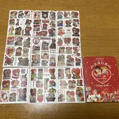 コラージュ素材 洋風 ステッカー シール