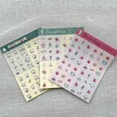 【平成レトロ】ポチャッコ　マロンクリーム　シール　まとめ売り　当時物　シール交換