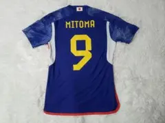 2022 サッカー ワールドカップ 日本代表 三笘 オーセンティック adidas アディダス サッカー日本代表 2022 ホーム オーセンティック