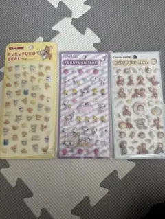 ぷくぷくシール　トムとジェリー　おさるのジョージ　スヌーピー　まとめ売り