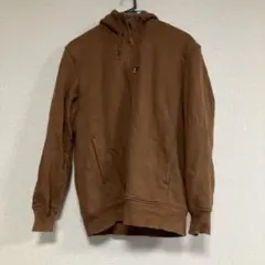 UNIQLO ユニクロ メンズ 裏ボア フルジップパーカー ブラウン M