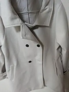 2wayケープセットコート ホワイト　GRL