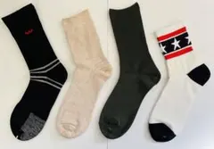 メンズソックスセット 4足 24-26cm