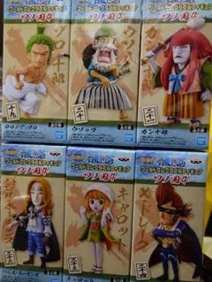 ワンピース　ワールドコレクタブルフィギュア-ワノ国4-全6種