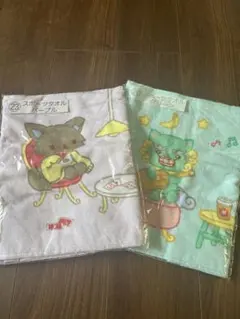 JOCHUM ジェオチャム スポーツタオル 2枚セット パープル グリーンのサムネイル