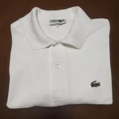 CHEMISE LACOSTE ラコステ 半袖 ポロ 白 サイズ3　L1212のサムネイル