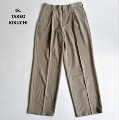 tk.TAKEO KIKUCHI タックテーパードパンツ　スラックス　メンズ　M