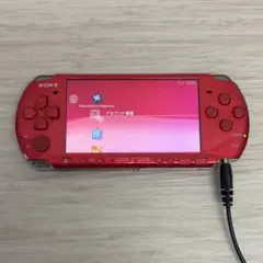 動作確認済⭐️ PSP3000 本体 　SONY ゲーム機　ラディアンレッド