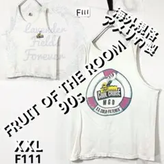 フルーツオブザルームタンクトップF111△両面TシャツXXL90sアメリカ製古着のサムネイル