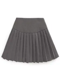 GRL インパン裏地付プリーツ切り替えミニスカート[ai145]