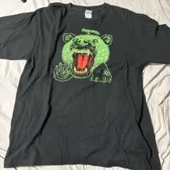 メロン熊 希少大きなサイズ Tシャツ xlarge black ご当地キャラ