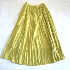 ノーリーズ　イエロー　フレアスカート