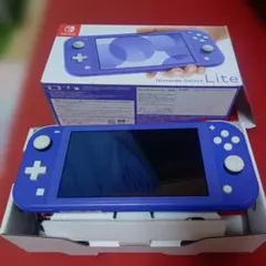 2025年 極美品 Switch Lite 動作OK ブルー 新品時画面フィルム - メルカリ