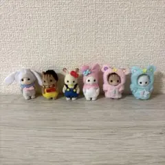サンリオ　シルバニアファミリー　赤ちゃんとなかよし家具セット　人形のみ