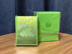 【ポケカ中国限定】フシギダネ デッキケース＆デッキシールドスリーブ　仕切り板2枚