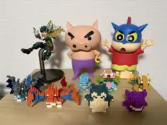 クレヨンしんちゃん ヒロアカ　フィギュア　ポケモンナノブロック　まとめ売り