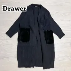 今週迄⭐︎定番⭐︎Drawer ネイビー ロングコート 34ドロワー 2026年最新】ドゥロワー コートの人気アイテム - メルカリ