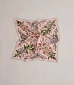 FUULLYSTUDIO花柄スカーフ ピンク