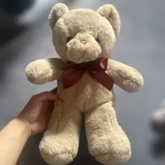 くま ぬいぐるみ ショルダーバッグ ベージュ