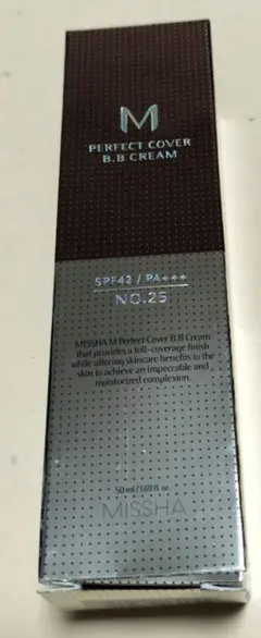 MISSHA NO.25 パーフェクトカバーBBクリームSPF42/PA+++のサムネイル