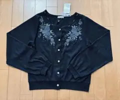刺繍カーディガン