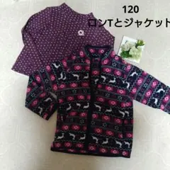 フリースジャケット とロンT120