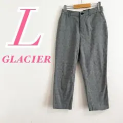 GLACIER グラシア グレー テーパードパンツ L オフィス きれいめ
