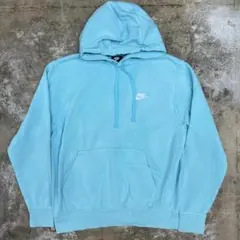 断*ン様 古着 00s NIKEナイキ ワンポイントロゴ スウェットパーカー M