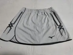 【美品】ミズノ スコート ライトグレーのサムネイル