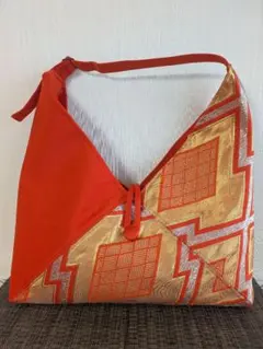 帯リメイクバッグ