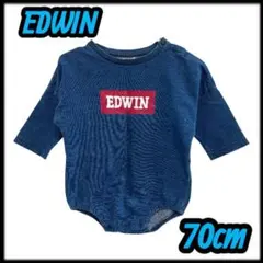 EDWIN エドウィン　ベビー ロンパース カバーオール 70cm 匿名発送のサムネイル