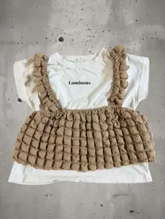 Lycee mine ポコポコ ビスチェ ＆ Tシャツ セットアップ 110