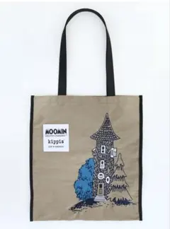 ムーミンxkippis 刺繍バッグ　Moomin House トートバッグのサムネイル