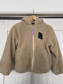 【JENNI】くま耳付きボアジップパーカー ベージュ 140