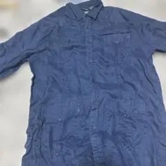 CHAPS 長袖シャツ ネイビー メンズ Mサイズのサムネイル