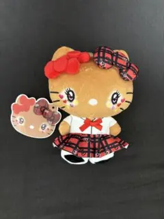 【 新品 】ハローキティ コギャルマスコットポーチ 日焼け 制服 サンリオ