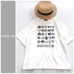 新品タグ付き　mable sud WHO DID IT? 　 犬　Tシャツのサムネイル