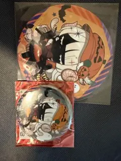 コンパス　ペルリニエ　コースター　缶バッジ　ハロウィン